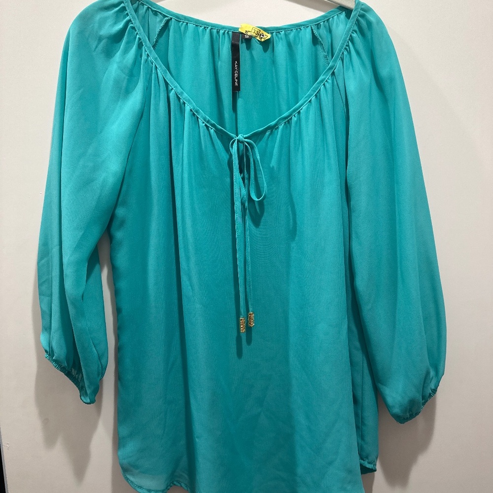 V-neck blouse